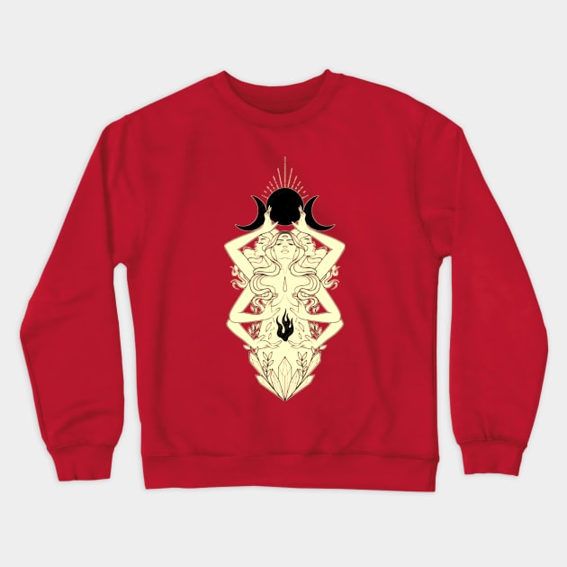 Sungoddes Crewneck Sweatshirt by Wiseeyes_studios